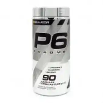 P6 chrome vitamina d, magnesio y selenio cellucor 90 cápsulas