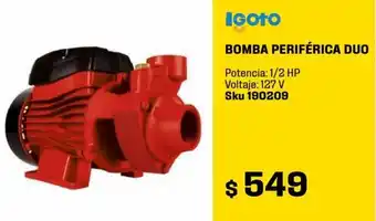 Igoto Bomba Periférica Duo