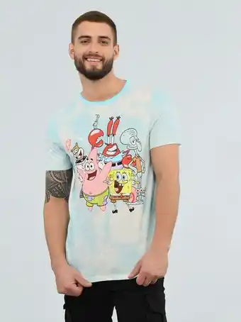 Cuidado con el Perro Playera tie dye bob esponja y sus amigos oferta