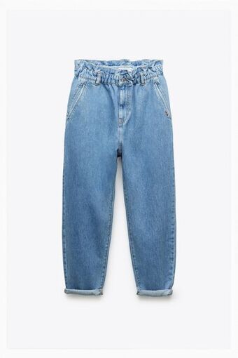 ZARA Jeans z1975 baggy paperbag oferta