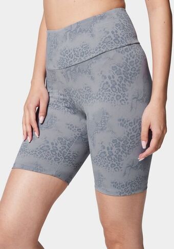 Bebe Bebe logo foiled print knit biker short oferta