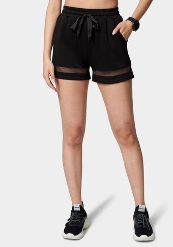 Bebe Bebe logo mesh inserts scuba shorts oferta