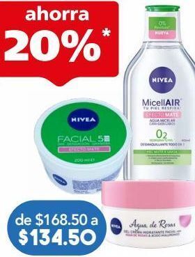 Farmacia San Pablo Nivea gel-crema hidratante facial con agua de rosas 50 ml oferta