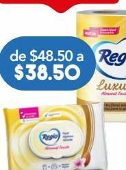 Regio luxury almond touch papel higiénico 4 piezas