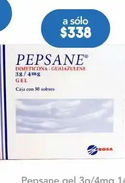 Farmacia San Pablo Pepsane gel 30 gel sobre dimeticona 3 g oferta