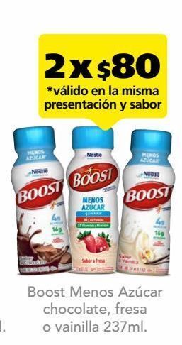 Farmacia San Pablo Boost menos azúcar suplemento alimenticio sabor chocolate 237 ml oferta