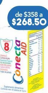Farmacia San Pablo Conecta aid suplemento alimenticio 8 ingredientes 30 tableta oferta