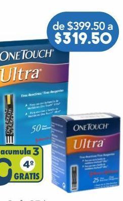 Farmacia San Pablo One touch tiras ultra 50 piezas oferta
