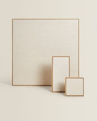 ZARA HOME Lienzo marco madera oferta
