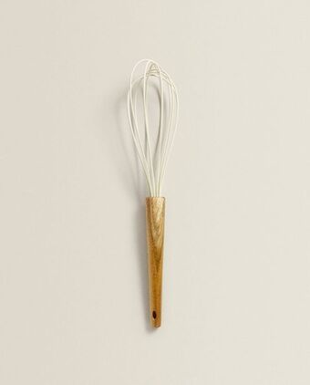 Varilla de silicona y madera