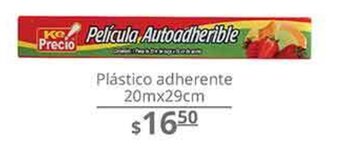 La Comer Plástico Adherente 20m x 29cm oferta