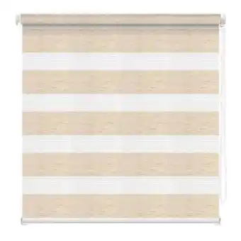 Persiana enrollable sunflex duo estándar lino 140x180 cm