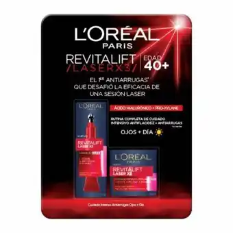 Sam's Club Crema facial l'oréal revitalif laser x3 50 ml + 1 crema de ojos 15 ml oferta