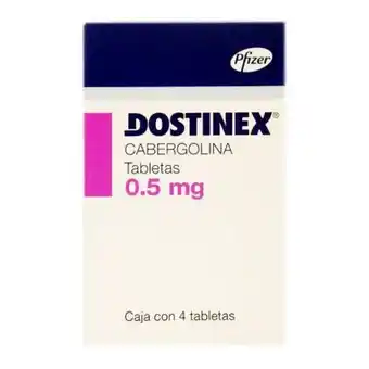 Dostinex 0.5 mg 4 tabletas