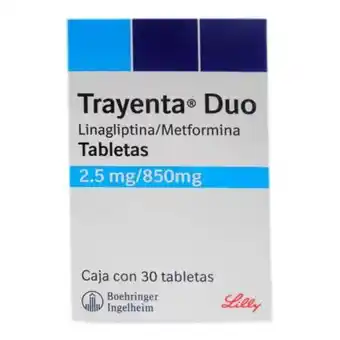 Sam's Club Trayenta duo 2.5 mg/850 mg 30 tabletas oferta