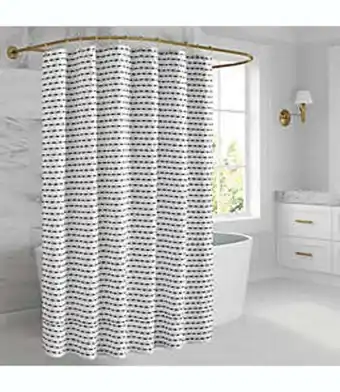 Cortina de baño de algodón o&o by olivia & oliver™ madison stripe