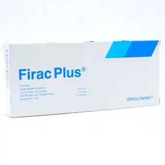 Firac plus tabletas 125/10mg con 20 piezas