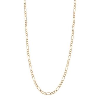 Nacional Monte de Piedad Collar de tres eslabones por uno en oro amarillo 14 kilates. oferta