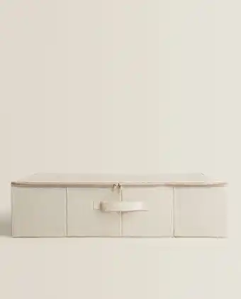 ZARA HOME Organizador plegable con lino oferta
