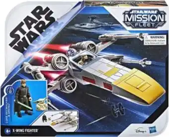 Julio Cepeda Jugueterías Star wars mission fleet stellar class - luke skywalker & grogu x-wing misión de rescate jedi oferta