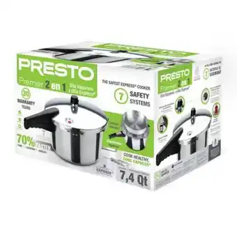Sam's Club Olla express y olla vaporera presto premium 2 en 1 oferta