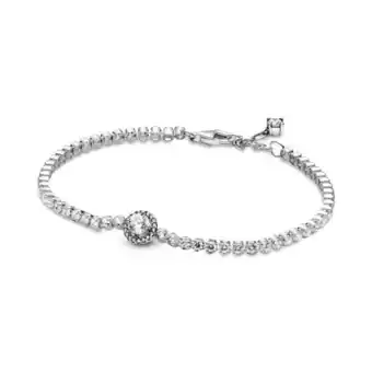 Pandora Brazalete de tenis halo reluciente oferta