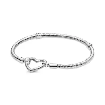 Pandora Brazalete cadena de serpiente con cierre de corazón pandora moments oferta