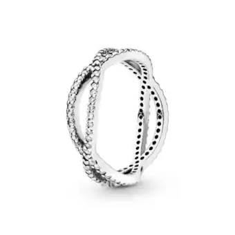 Pandora Anillo bandas cruzadas pandora timeless oferta