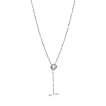Pandora Collar corazón con barra t y circulo de pavé con logotipo oferta