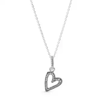 Pandora Collar corazón diseño libre resplandeciente oferta