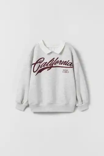 Sudadera cuello polo california flock