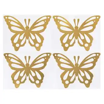 Fantasías Miguel Calcomanía mariposa 7.6x10cm 4pz oferta