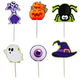 Pick mini halloween 9cm 12pz