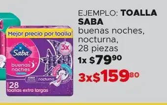 DelSol Toallas femeninas saba 28 un oferta