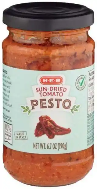 Heb pesto tomates deshidratados 190 gr