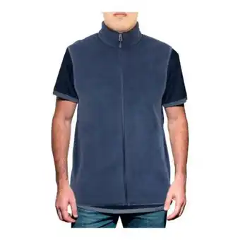 Sam's Club Chaleco fleece para caballero london fog talla eg azul marino oferta