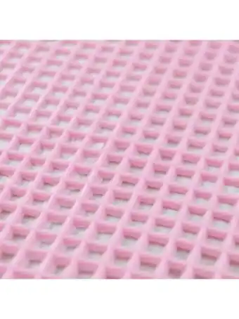 Malla plastico colores rosa pastel