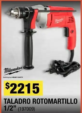 The Home Depot Taladro rotomartillo 1/2” milwaukee oferta