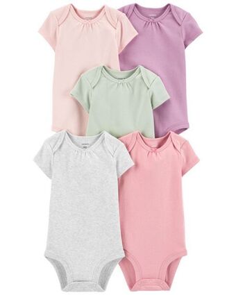 Carter's Paquete de 5 pañaleros originales manga corta carter's oferta