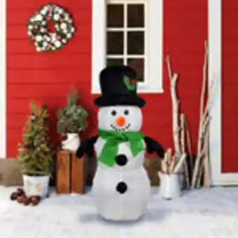 Inflable muñeco de nieve