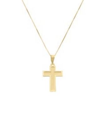 Joyerías Bizzarro Crucifijo de oro amarillo 14k sin cadena oferta
