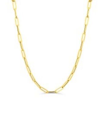 Cadena oro amarillo 14k 50 cm (4 mm ancho) sf-56-14k