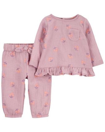 Carter's Conjunto de 2 piezas con estampado floral carter's oferta