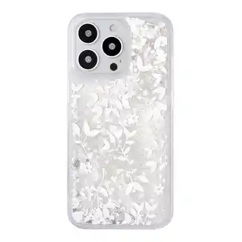 Protector mobo glam leaves iphone 13 pro silver