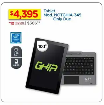 Chedraui Tablet notghia-345 oferta