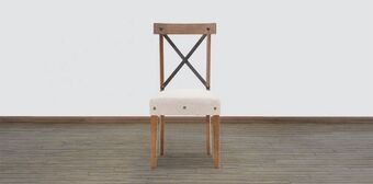 Silla barret cobrizo teka