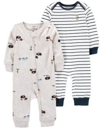 Carter's Paquete de 2 rompers de algodón carter's oferta
