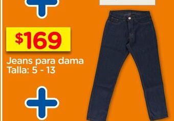 Chedraui Jeans para dama talla: 5 - 13 oferta