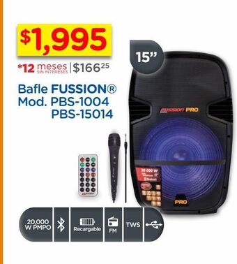 Chedraui Bafle fussion oferta
