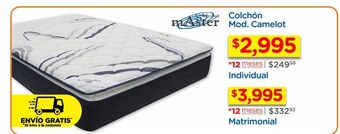 Chedraui Colchón mod camelot oferta